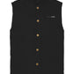 Insulated canvas workwear vest with durable heavyweight construction and functional utility pockets for cold weather.