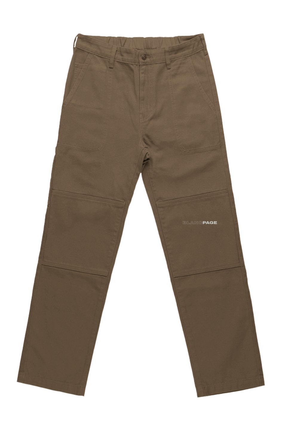 Blanc Page Canvas Pants durable heavyweight cotton duck canvas workwear with reinforced knees and multiple pockets