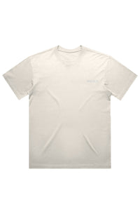 Blanc Page Box Tee heavyweight combed cotton relaxed box fit with dropped shoulders