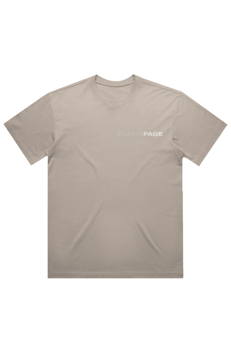 Blanc Page Box Tee heavyweight combed cotton relaxed fit workwear t-shirt